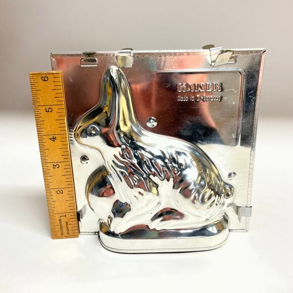 Kaiser Metal Chocolate Rabbit Bunny Mold West Germany - Picture 5 of 5
